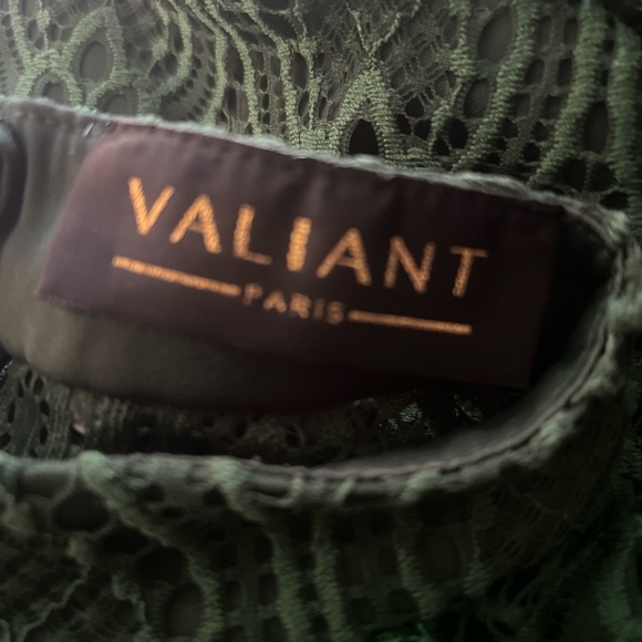 Valia Green Sheath Dress Sweetheart Neckline Backless - Picture 5 of 5